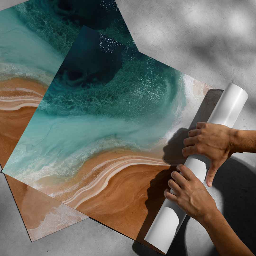 Coastal Contours - Poster