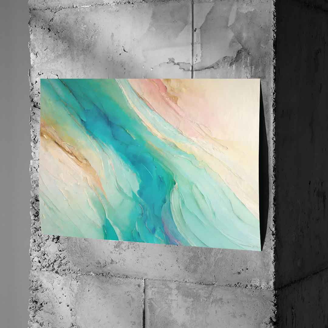 Dreamy Ocean Currents - Poster