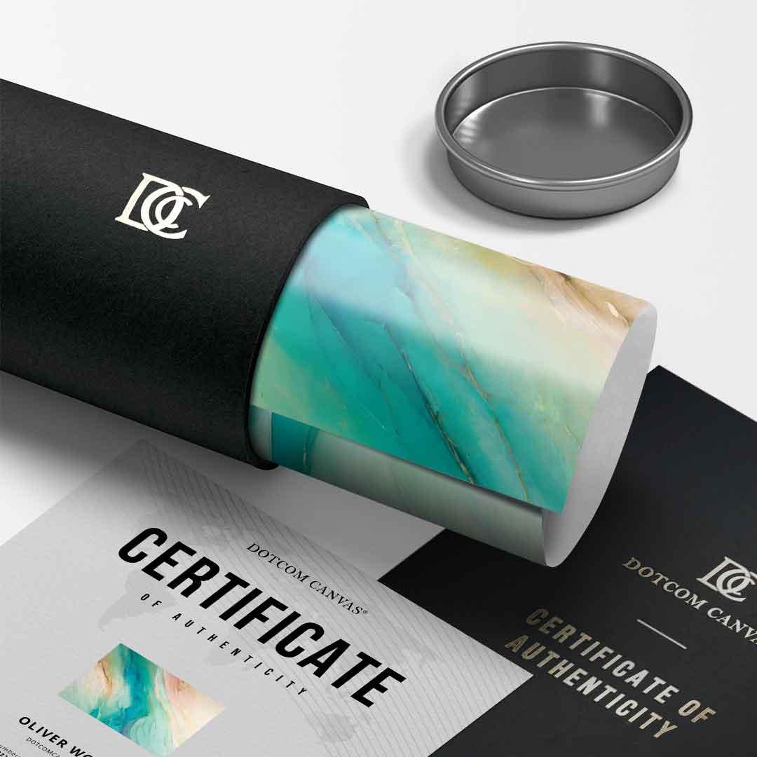 Dreamy Ocean Currents - Poster