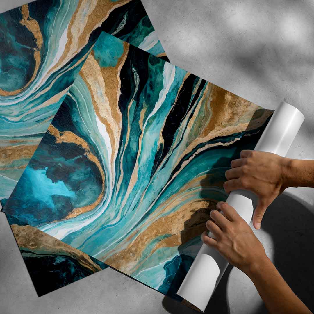 Flowing Through Time - Poster