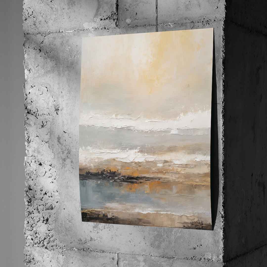 Quiet Shoreline At Dusk - Poster