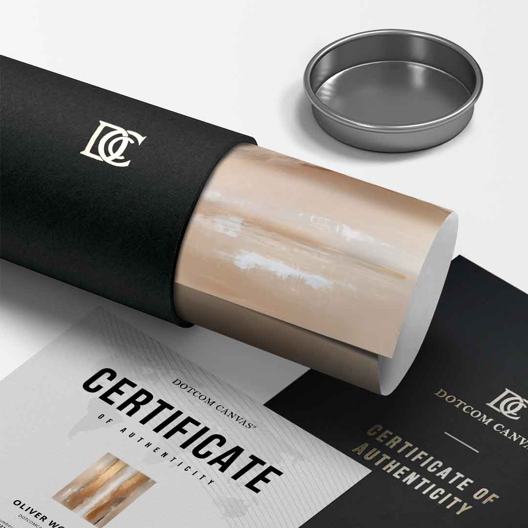 Stripes in Soft Neutrals - Poster