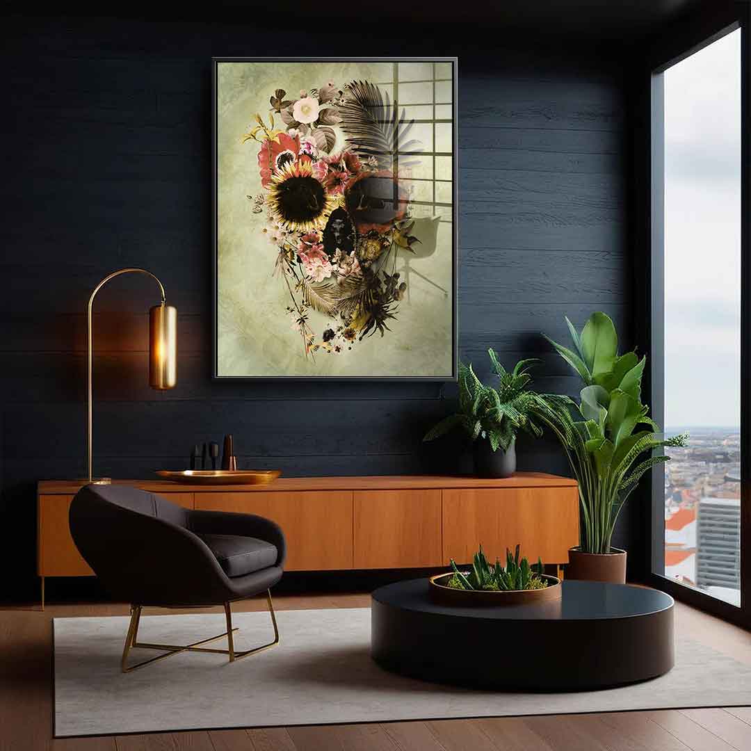 Garden Skull Light - Acrylic glass