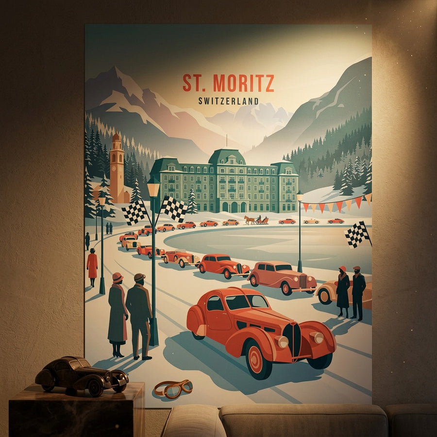 Saint Moritz Poster Raum
