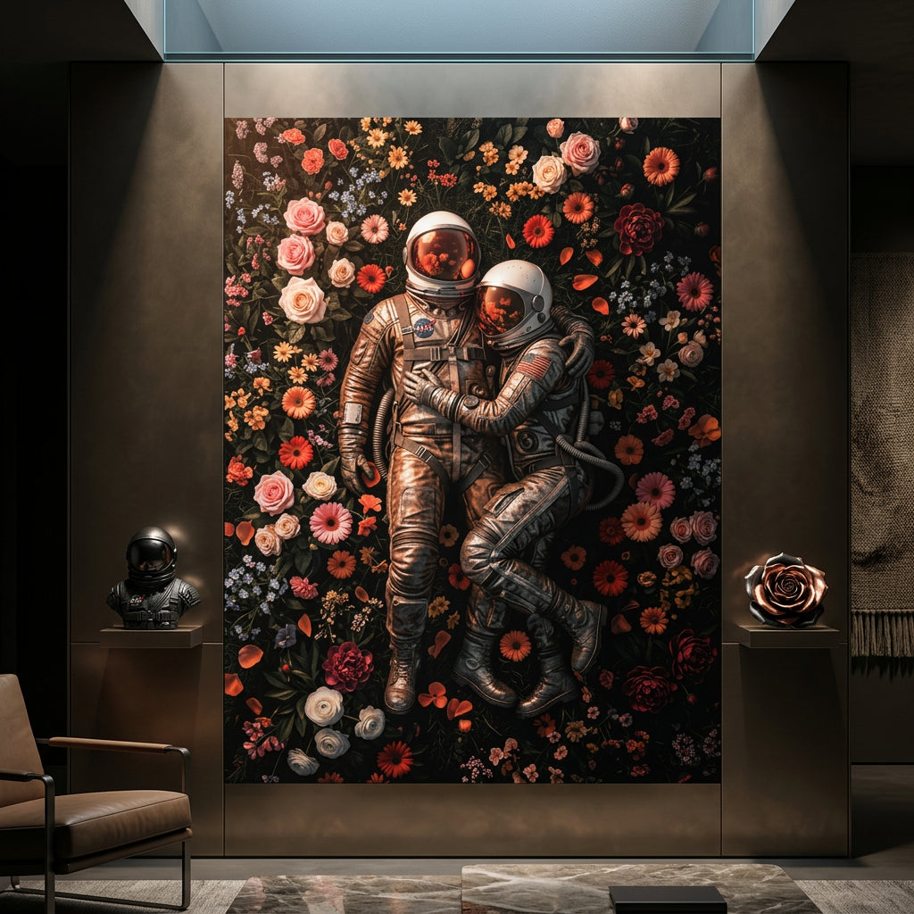 DOTCOMCANVAS® Eternal Love of Astronauts Poster – Room