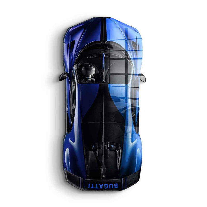 Wandskulptur Bugatti Bolide - Acrylglas