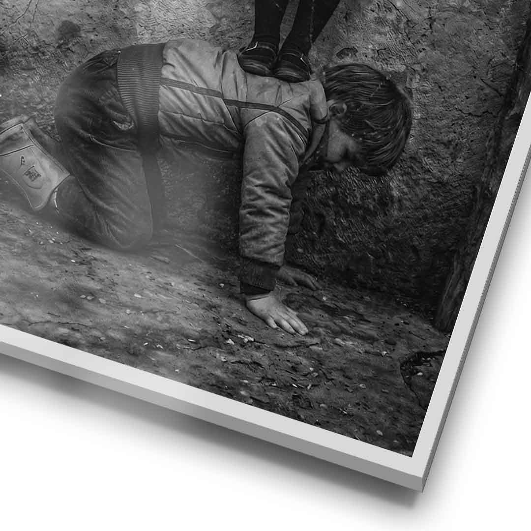 Steadfast Support Poster Grey Frame Detail