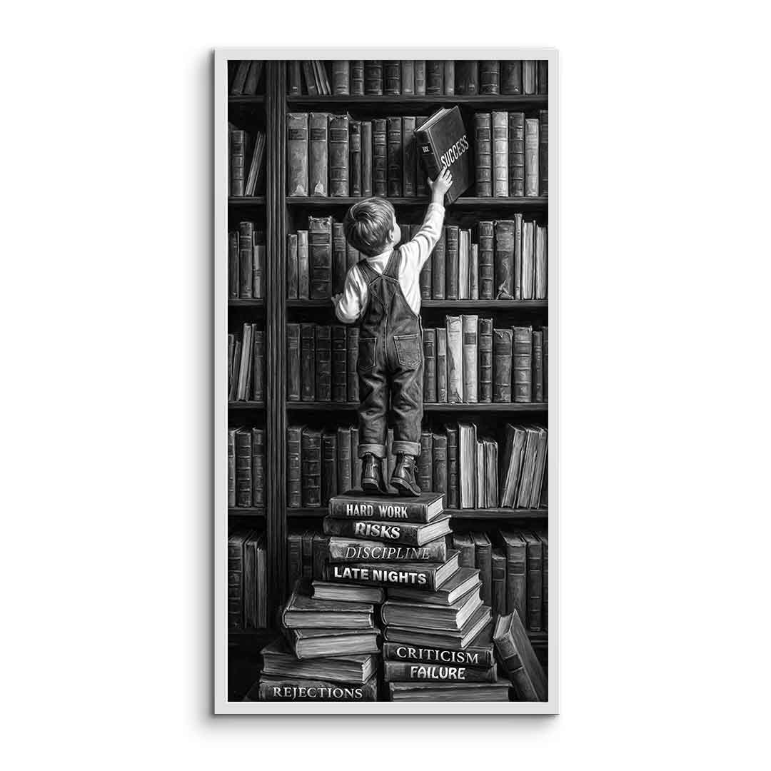 Success Foundation Poster Grey Frame Front