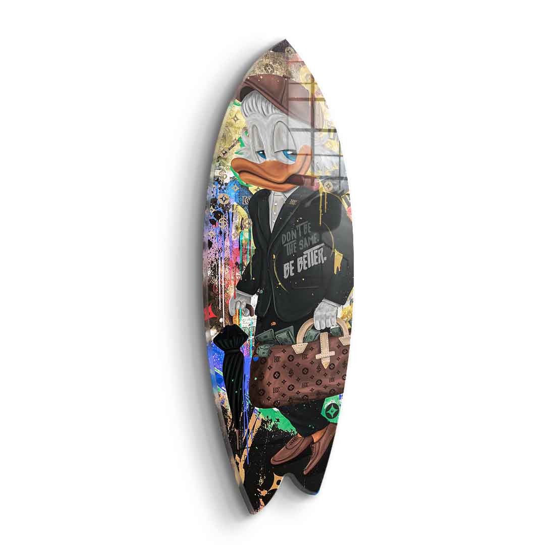 Surfboard $elfmade - Acrylglas