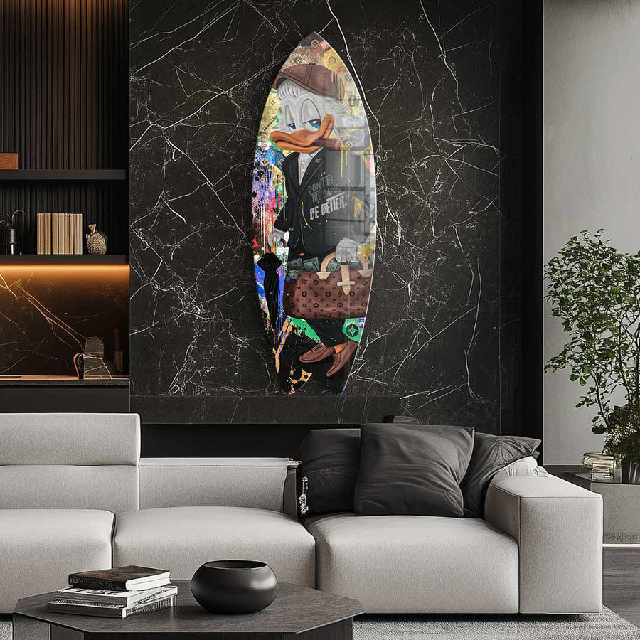 Surfboard $elfmade - Acrylic glass