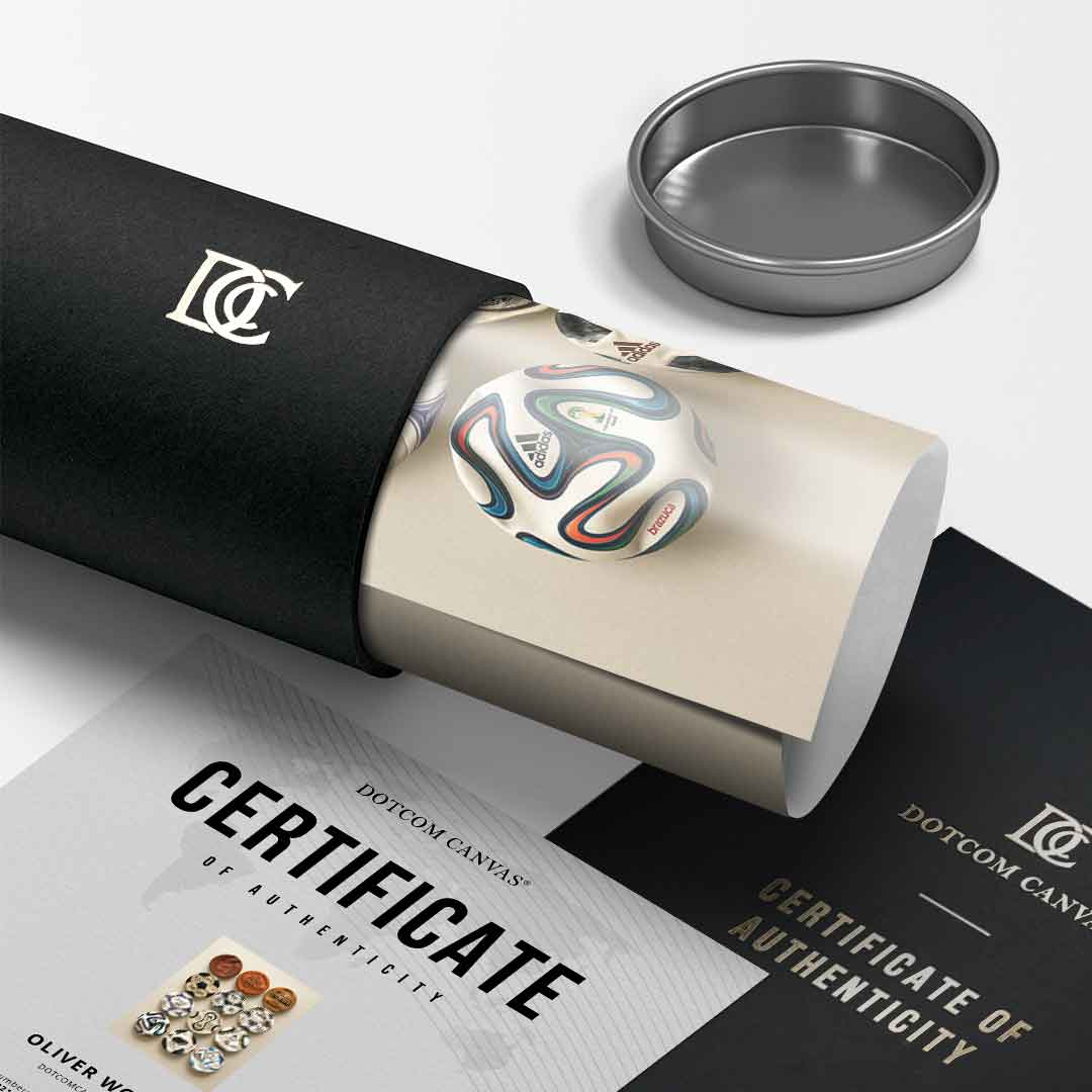 Flat World Cup Ball collection - Poster