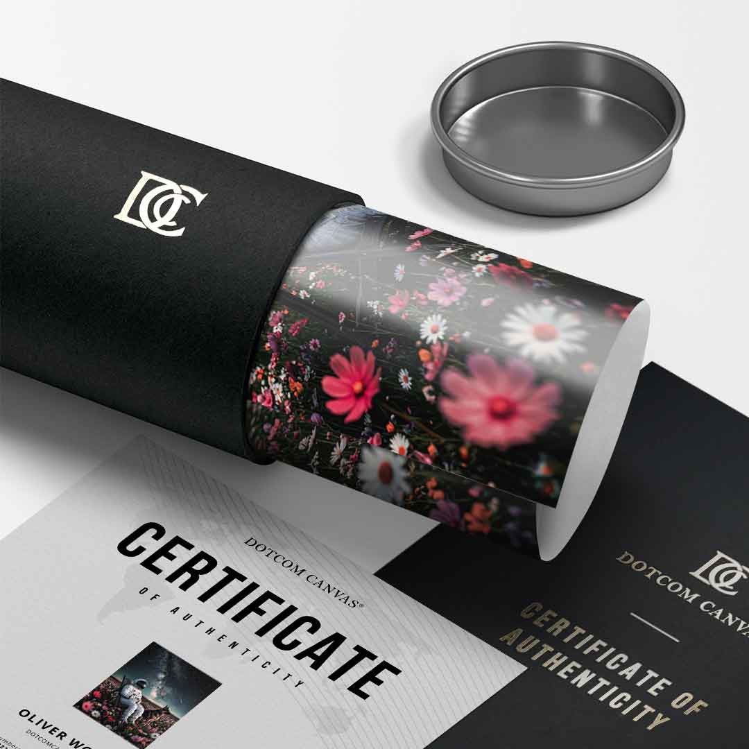 DOTCOMCANVAS® Astronaut's Silent Night Poster – Tube Roll