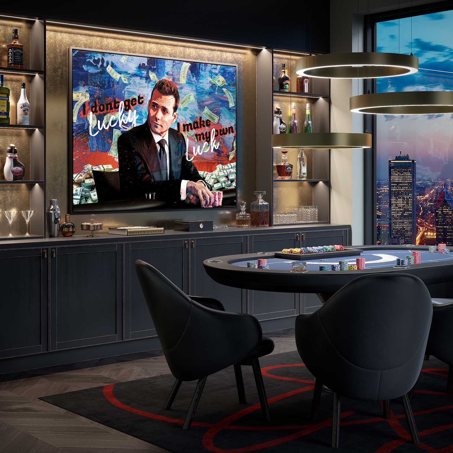 I DON'T GET LUCKY, I MAKE MY OWN LUCK