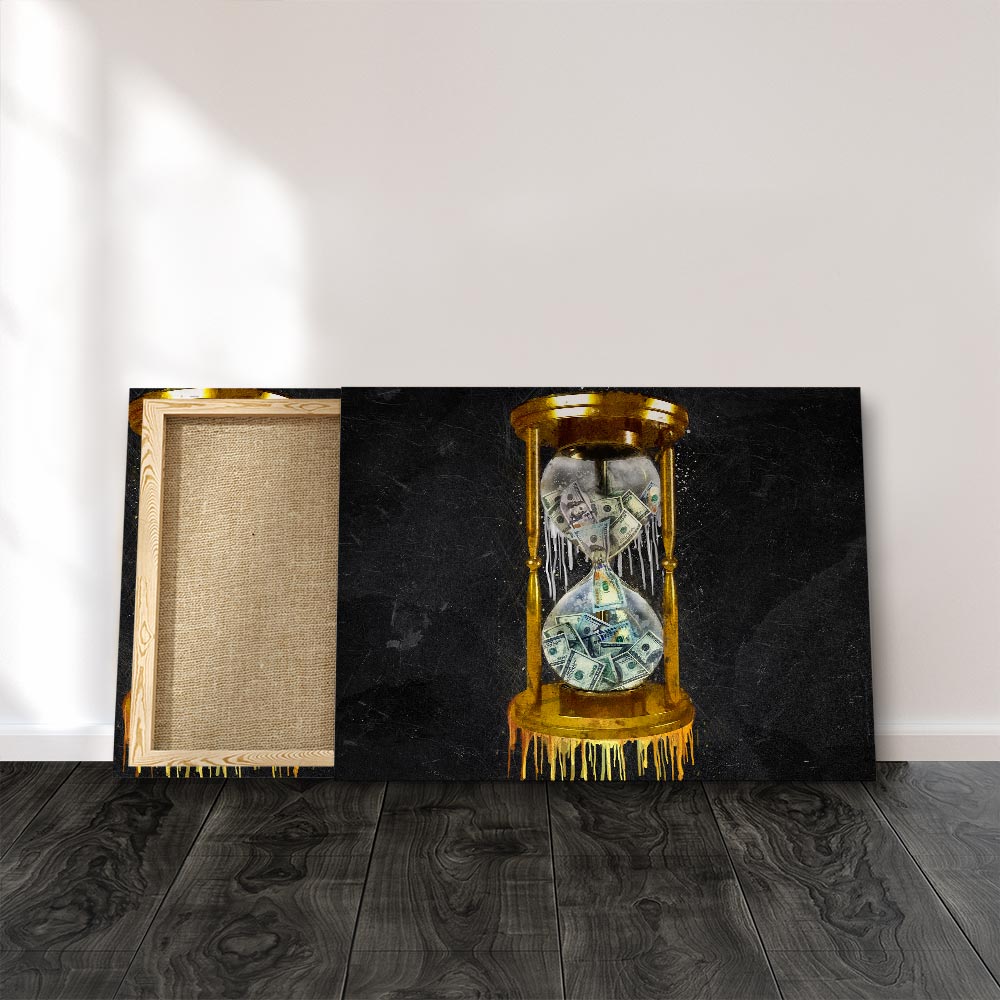 Sanduhr des Geldes Black Edition