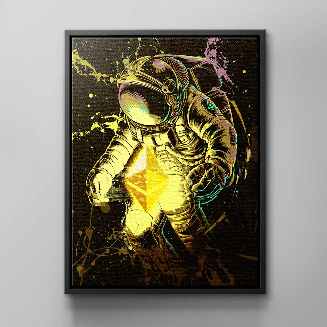 Wandbild cryptowährung poster deko Free Ethereum