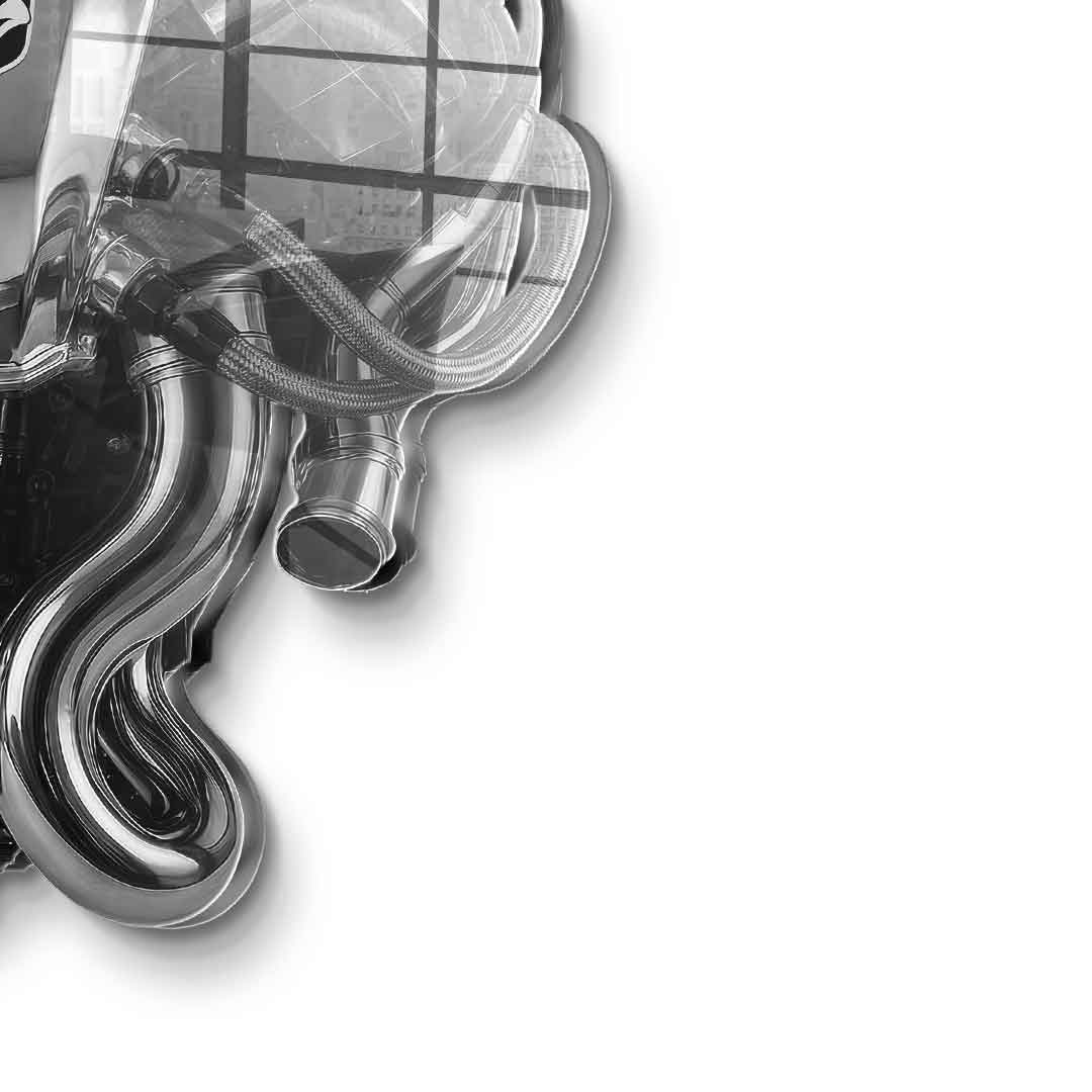 Wandskulptur Dodge Viper V 10 - Acrylglas