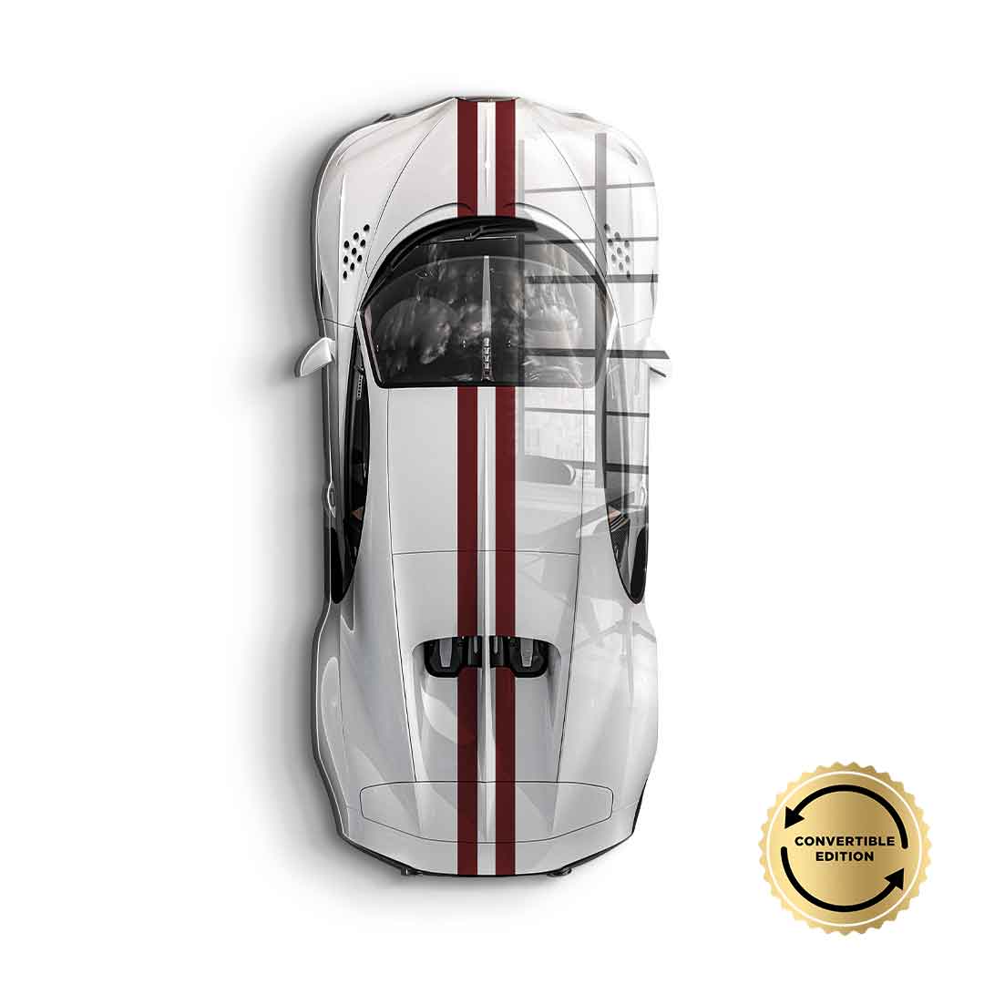 Wall sculpture Bugatti Centodieci - acrylic glass