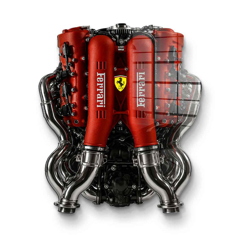 Wandskulptur Ferrari Engine - Acrylglas