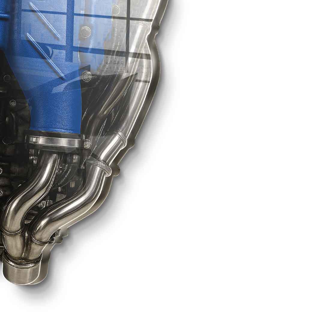 Wandskulptur Ford GT Engine - Acrylglas