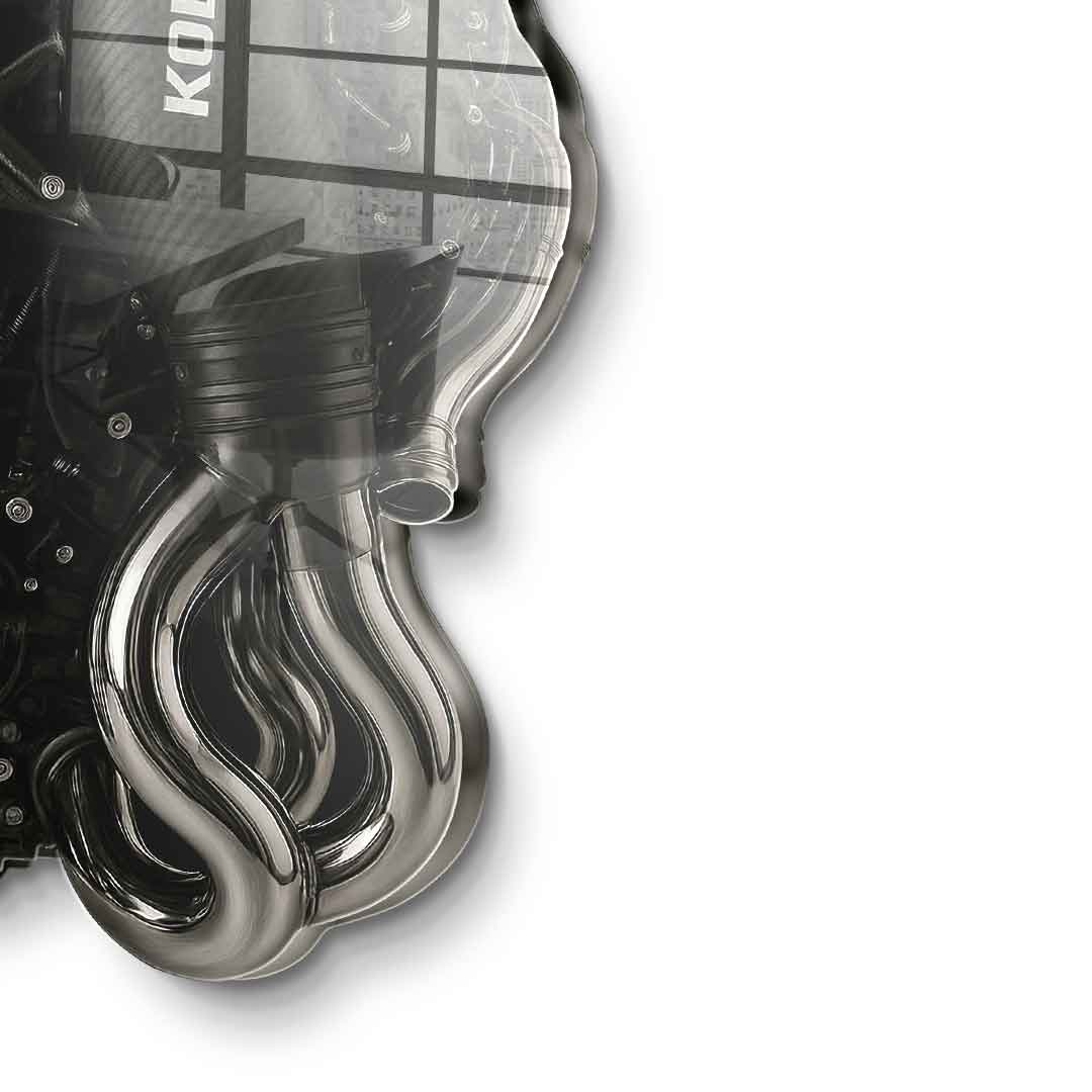 Wandskulptur Koenigsegg Engine - Acrylglas
