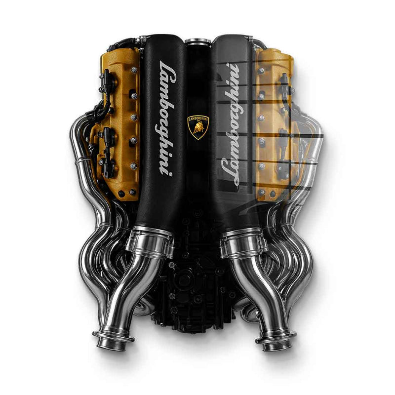 Wandskulptur Lamborghini Engine - Acrylglas