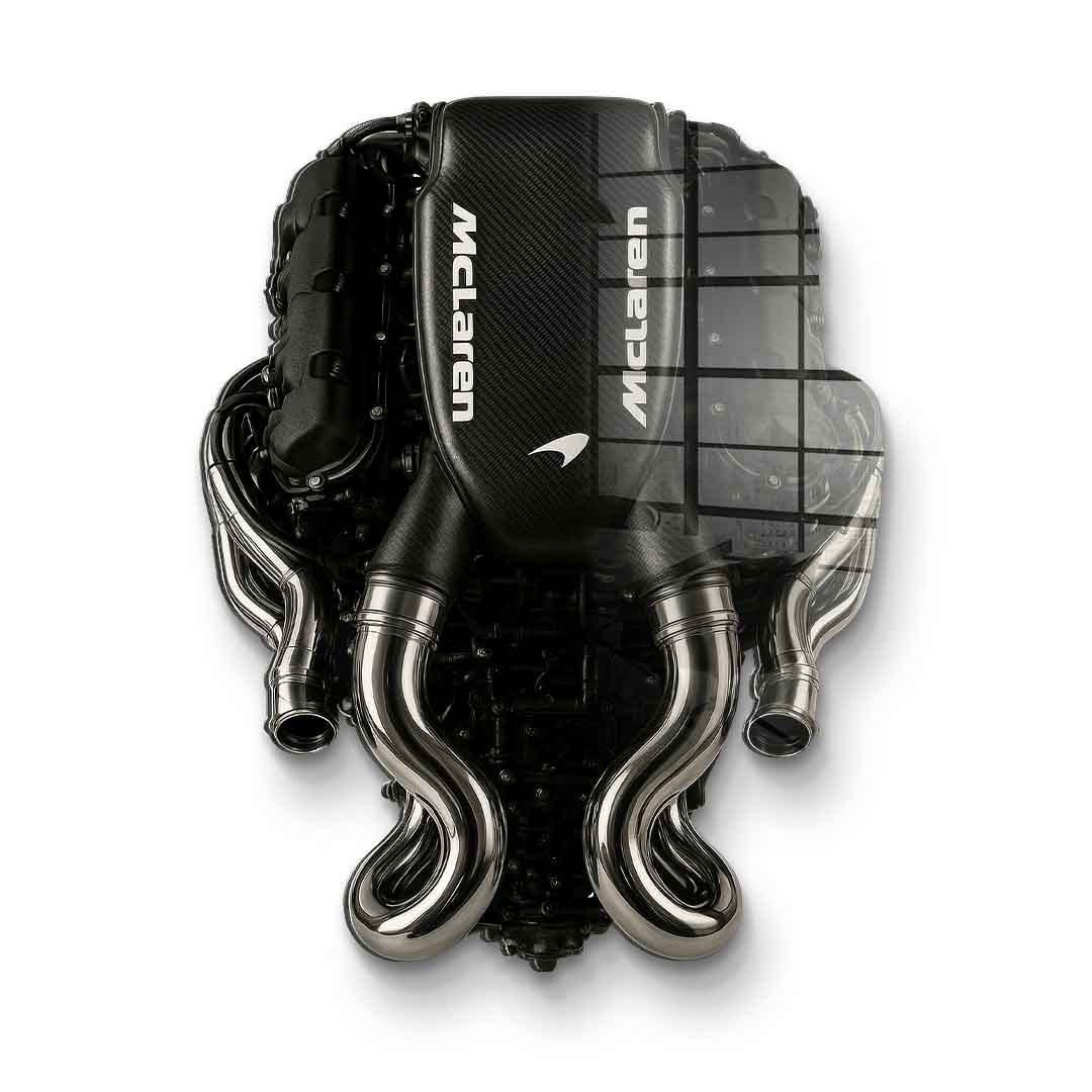 Wall sculpture Maclaren Engine - acrylic glass