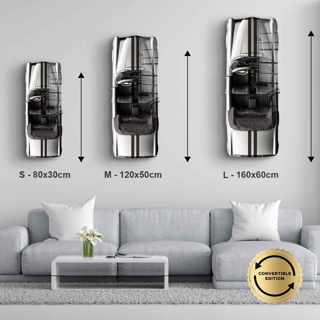 Wall sculpture Mercedes-Benz 280 SL Pagoda - acrylic glass