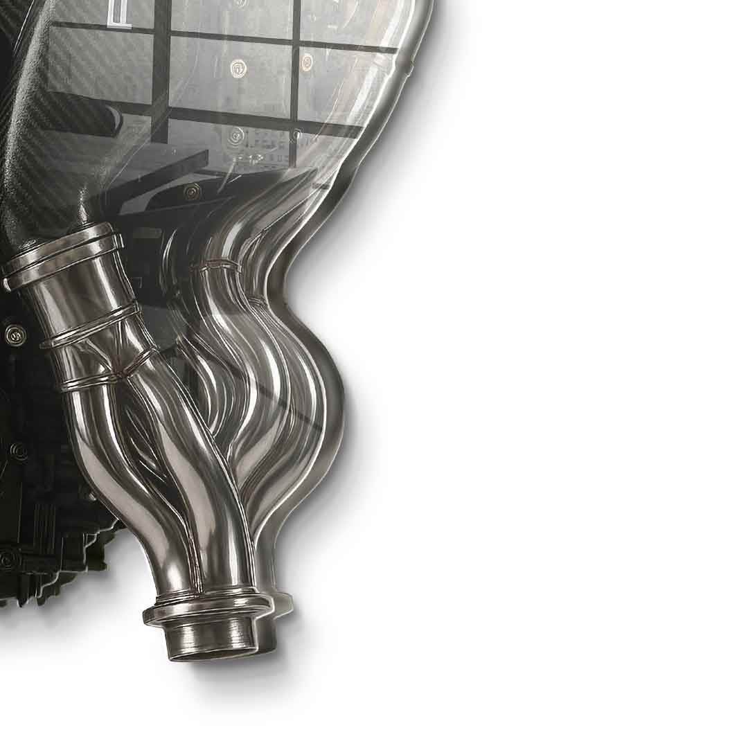 Wandskulptur Pagani Engine - Acrylglas
