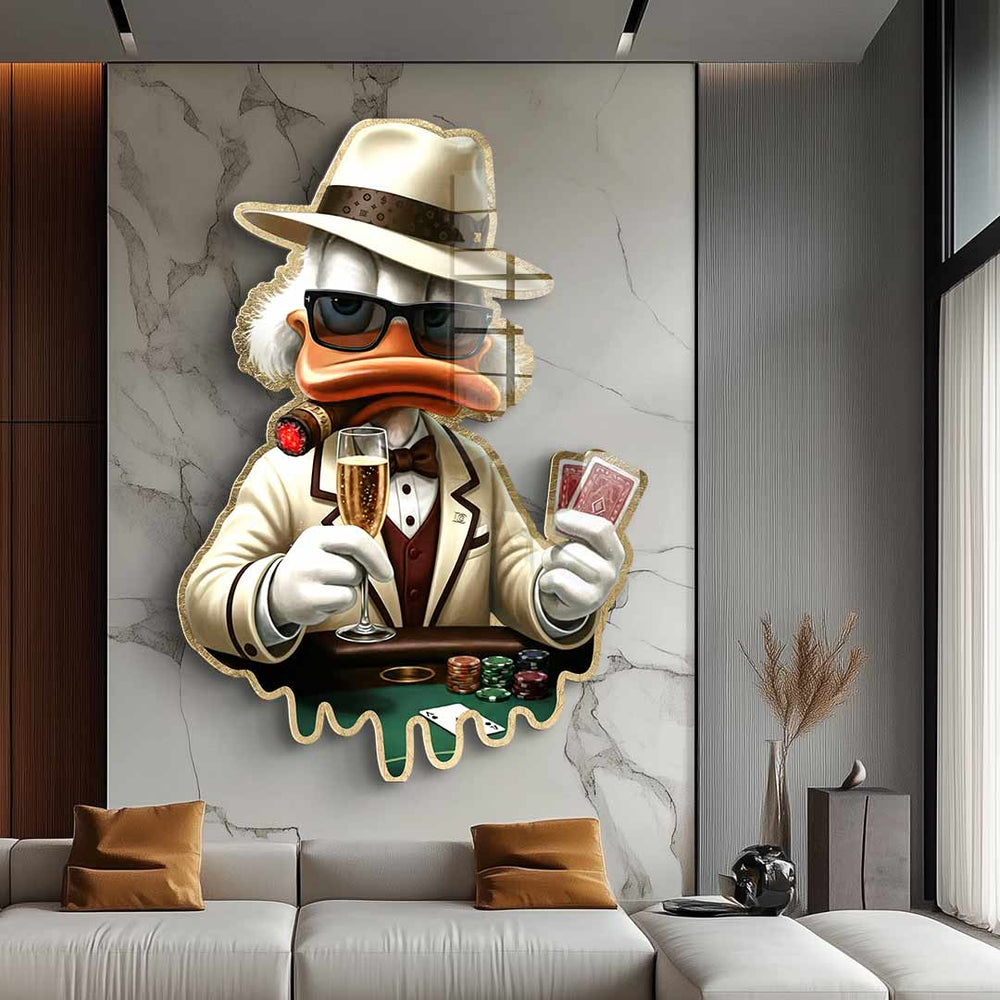 Wandskulptur Poker Night Acrylglasbild – Ansicht 2