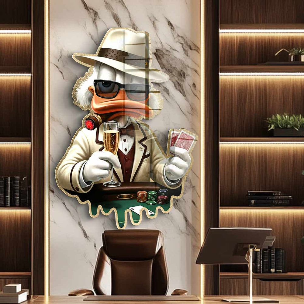 Wandskulptur Poker Night Acrylglasbild – Ansicht 3