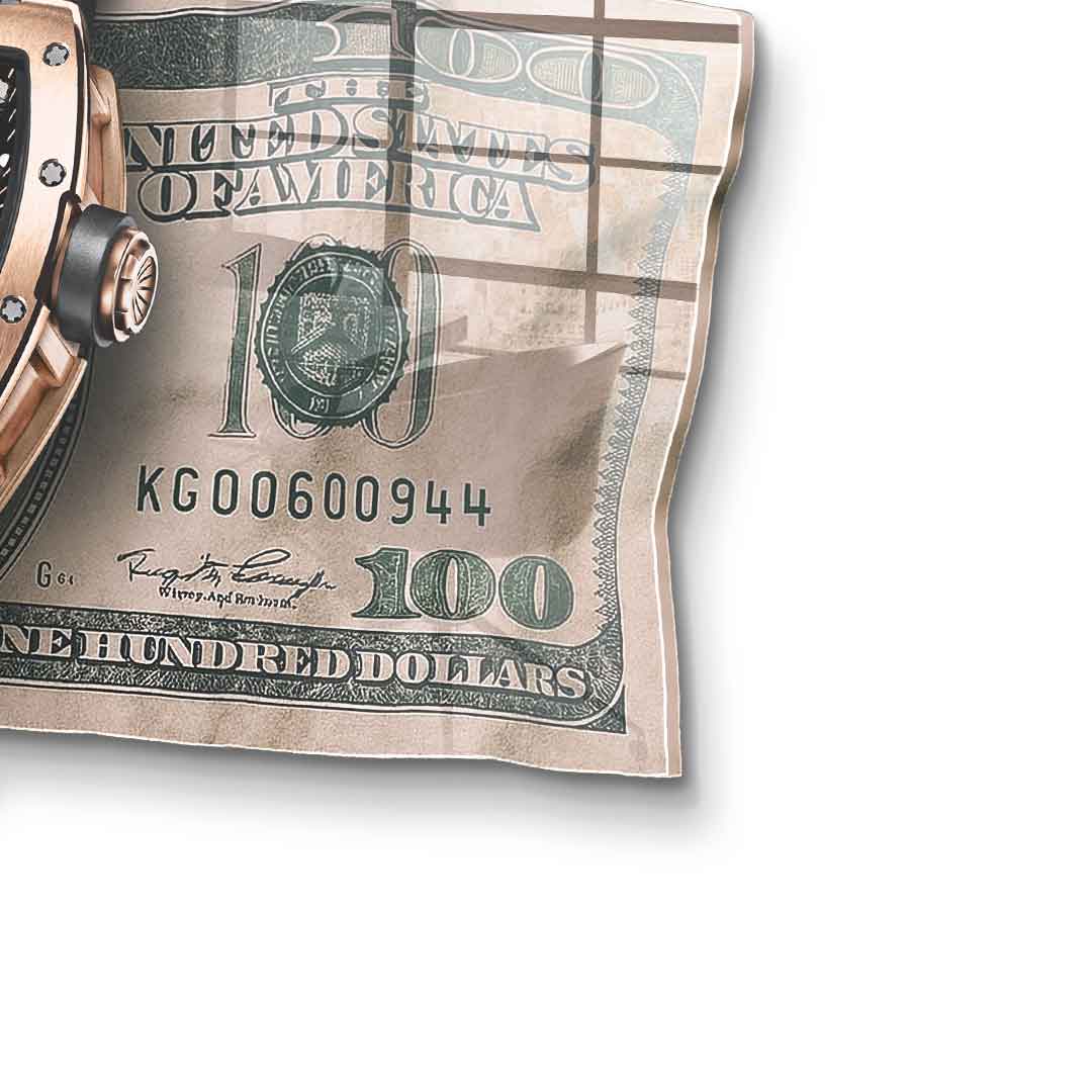 Wandskulptur Time to Action - Acrylglas