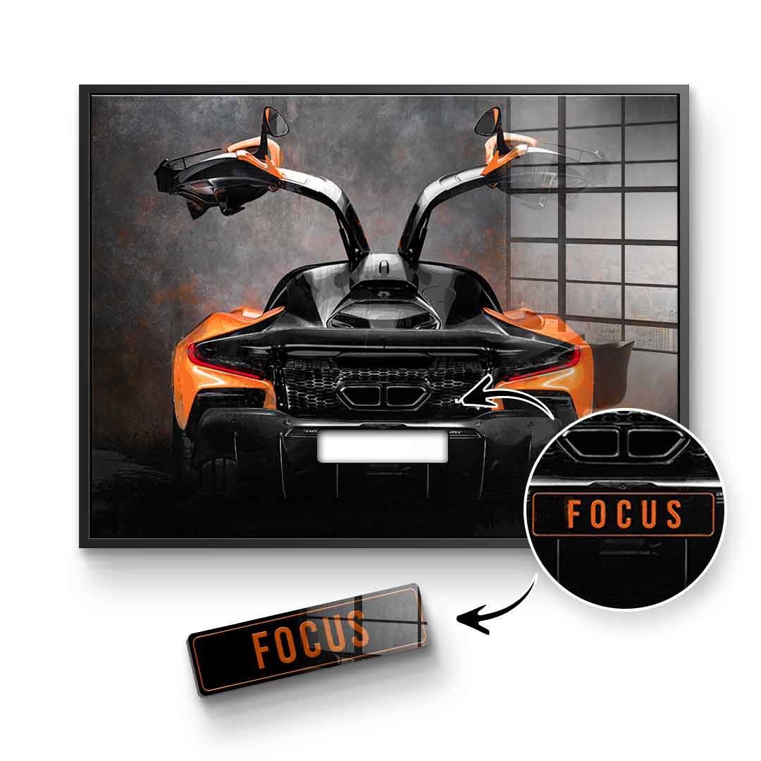 Mclaren Backside - Acrylglas