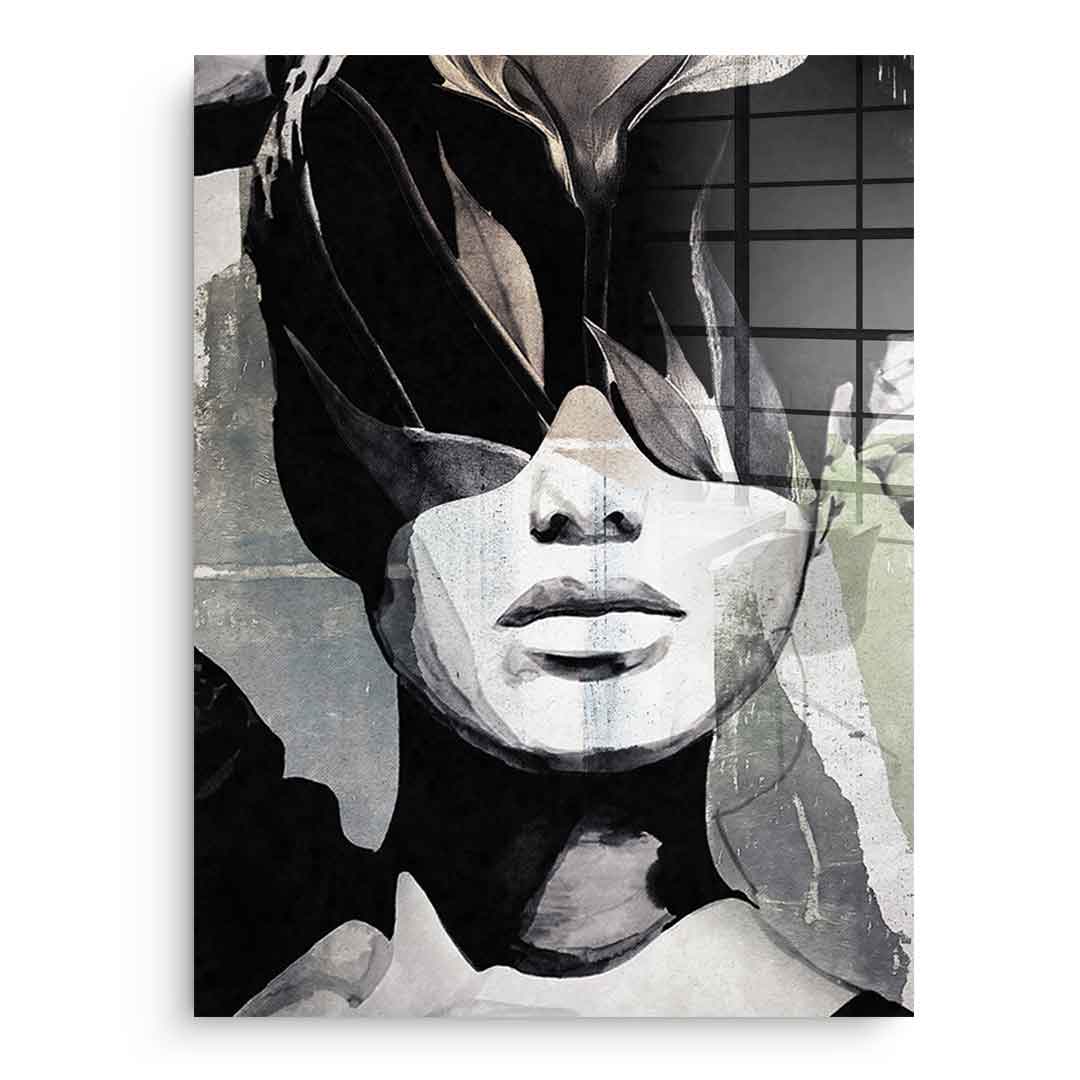 DOTCOMCANVAS® Abstract intergration Acrylglasbild – Vorderansicht ohne Rahmen