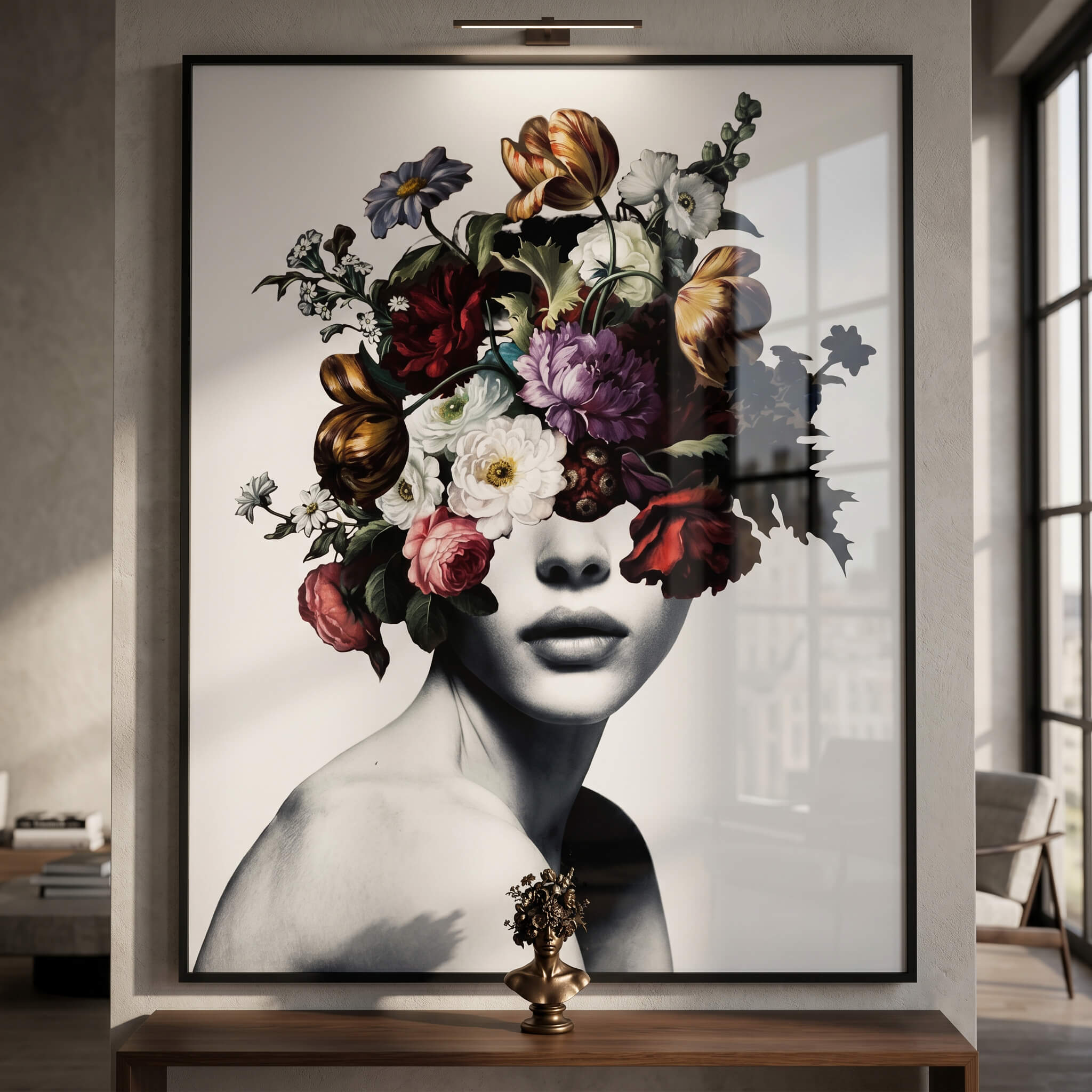 DOTCOMCANVAS® Elegance 101 Acrylglasbild – im Raum