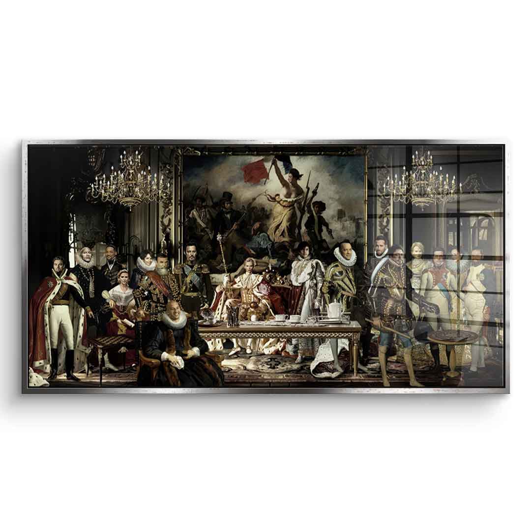 Acrylglas Front goldener Rahmen