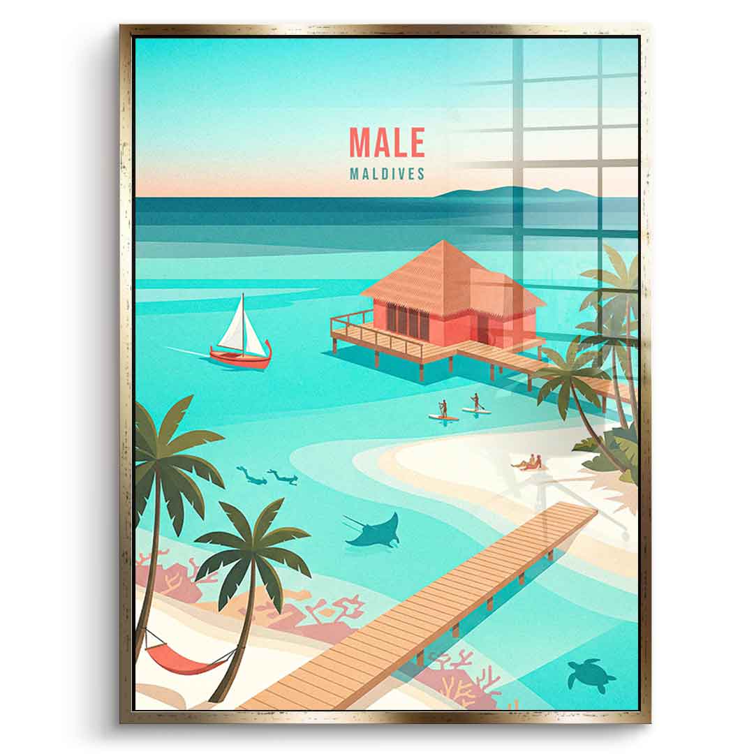 Male Acrylglasbild 5