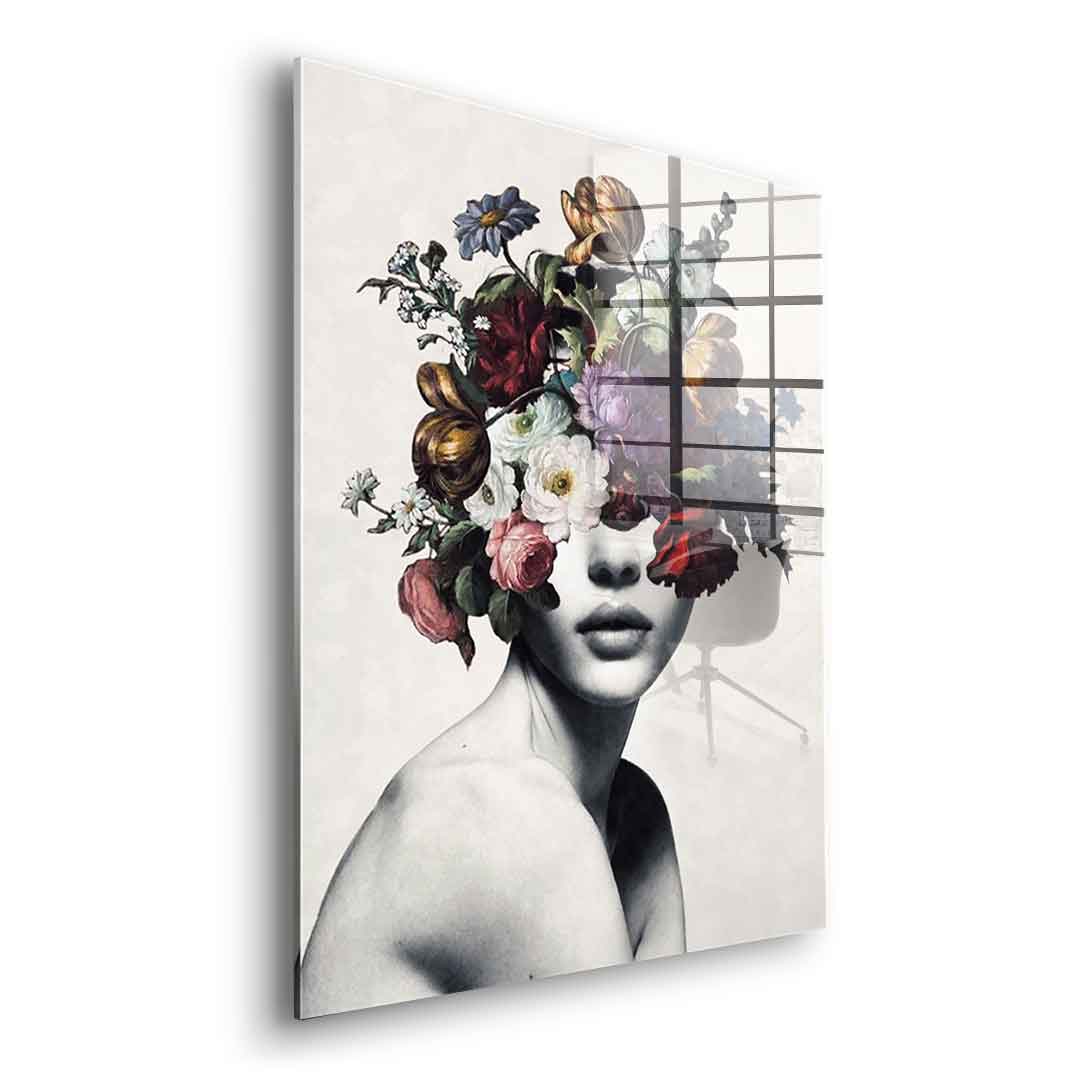 DOTCOMCANVAS® Elegance 101 Acrylglasbild – Seitenansicht ohne Rahmen