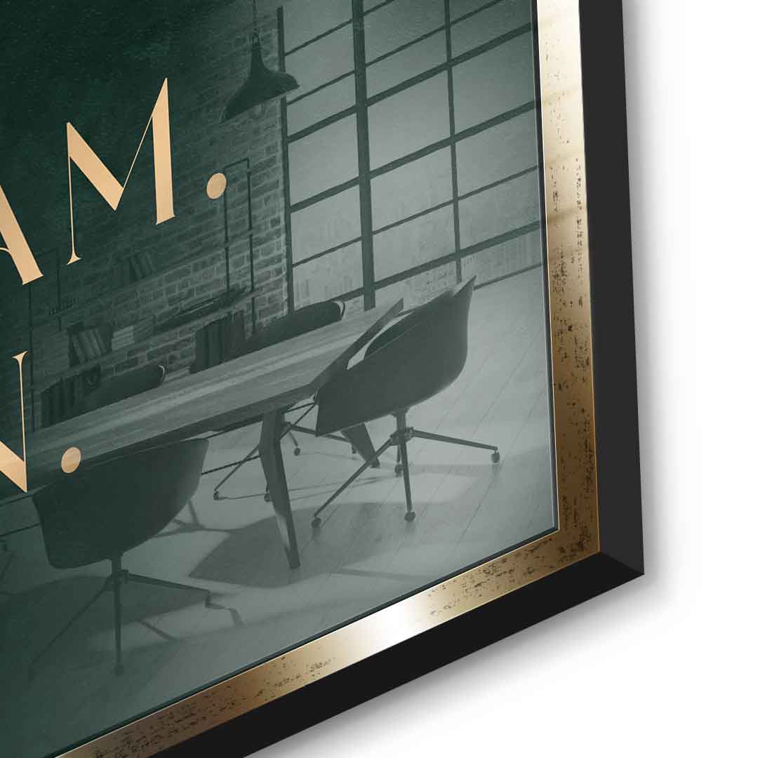 DREAM. PLAN. DO. Acrylglasbild Detailansicht