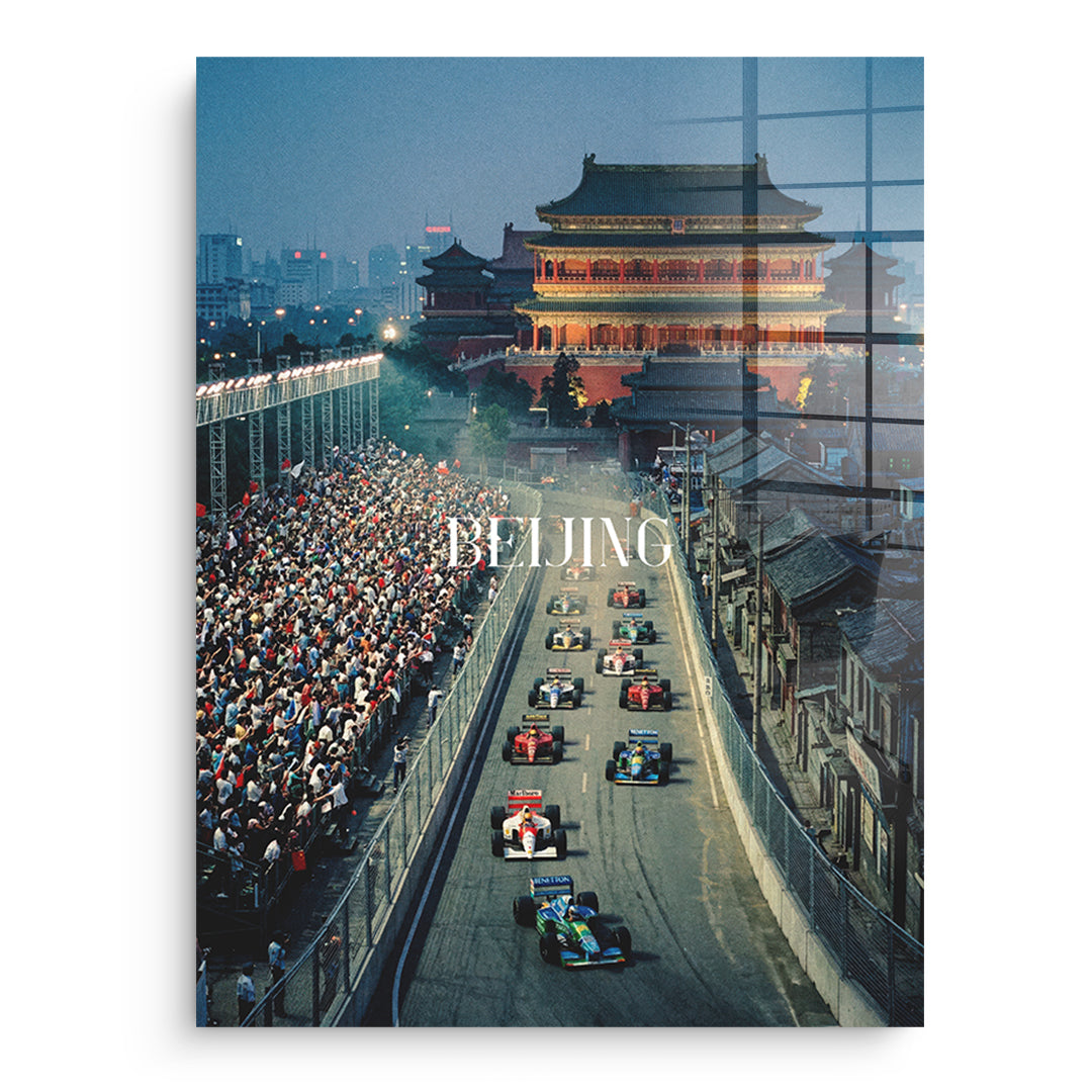 Beijing F1 Acrylglas - Ohne Rahmen