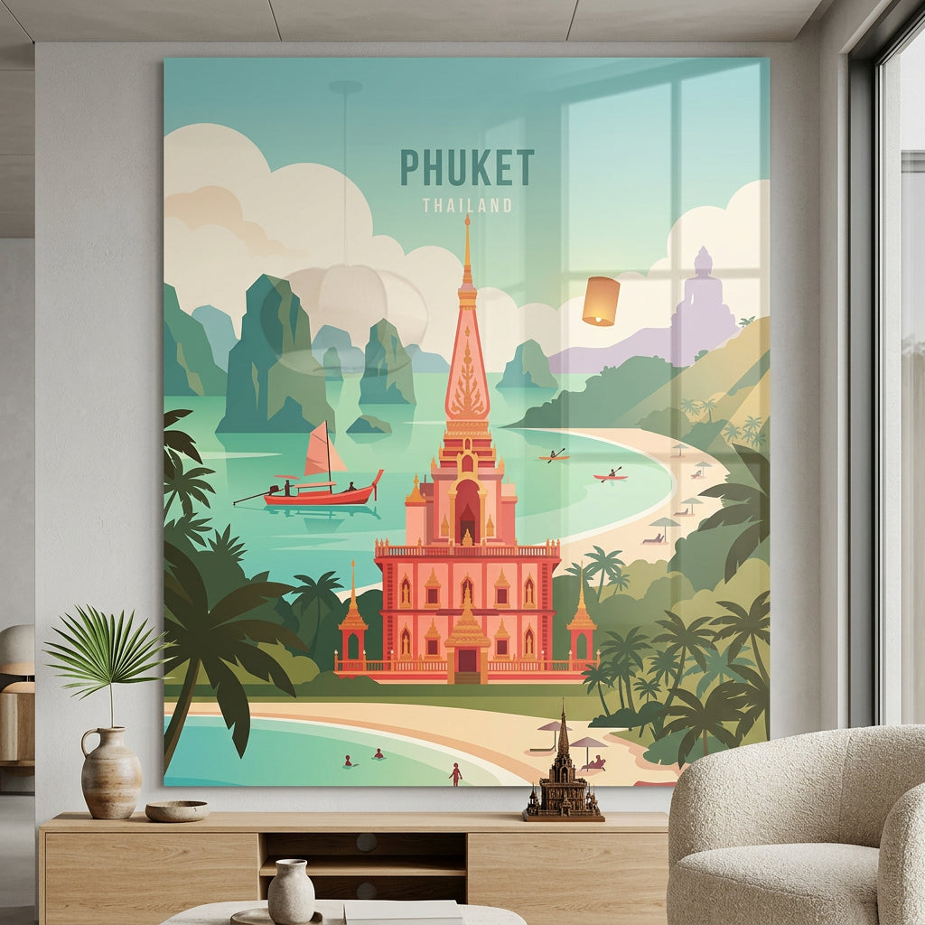 Phuket Acrylglasbild Room