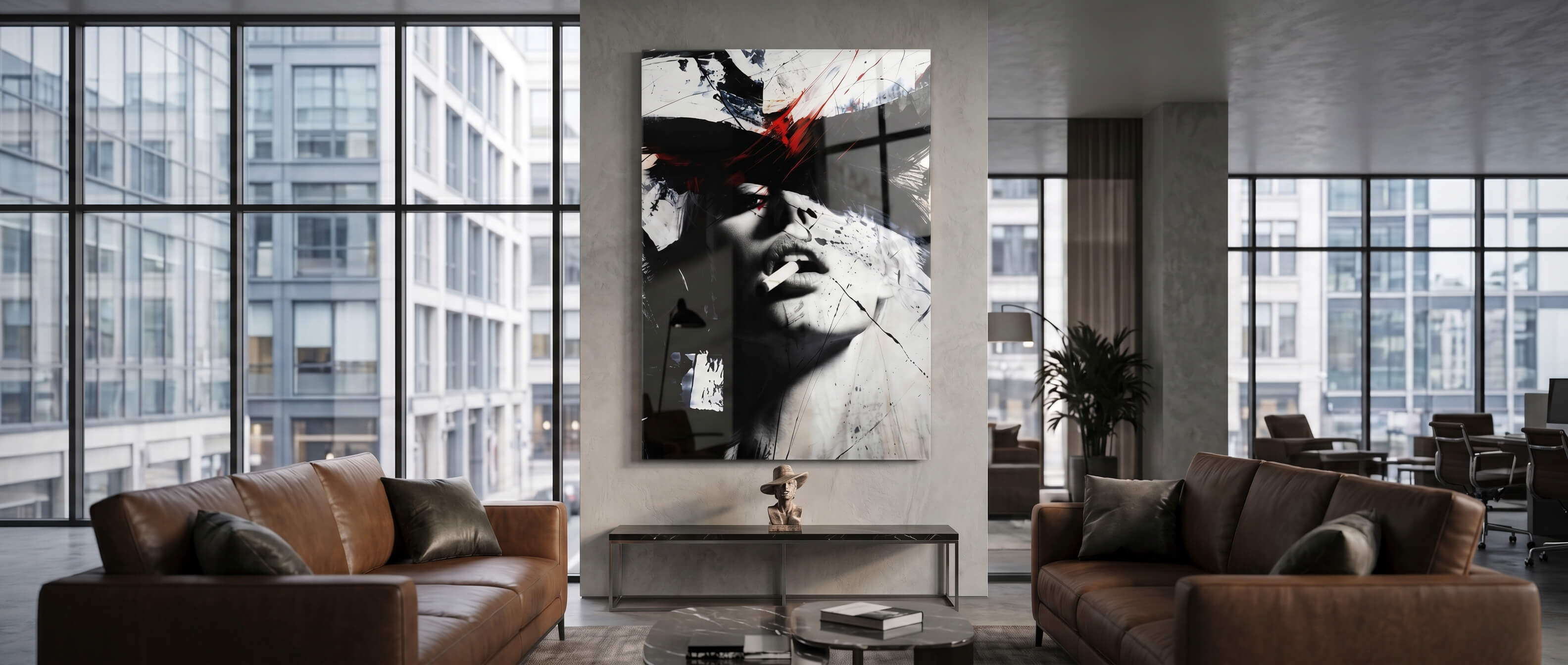 Abstract obsession Acrylglasbild Banner