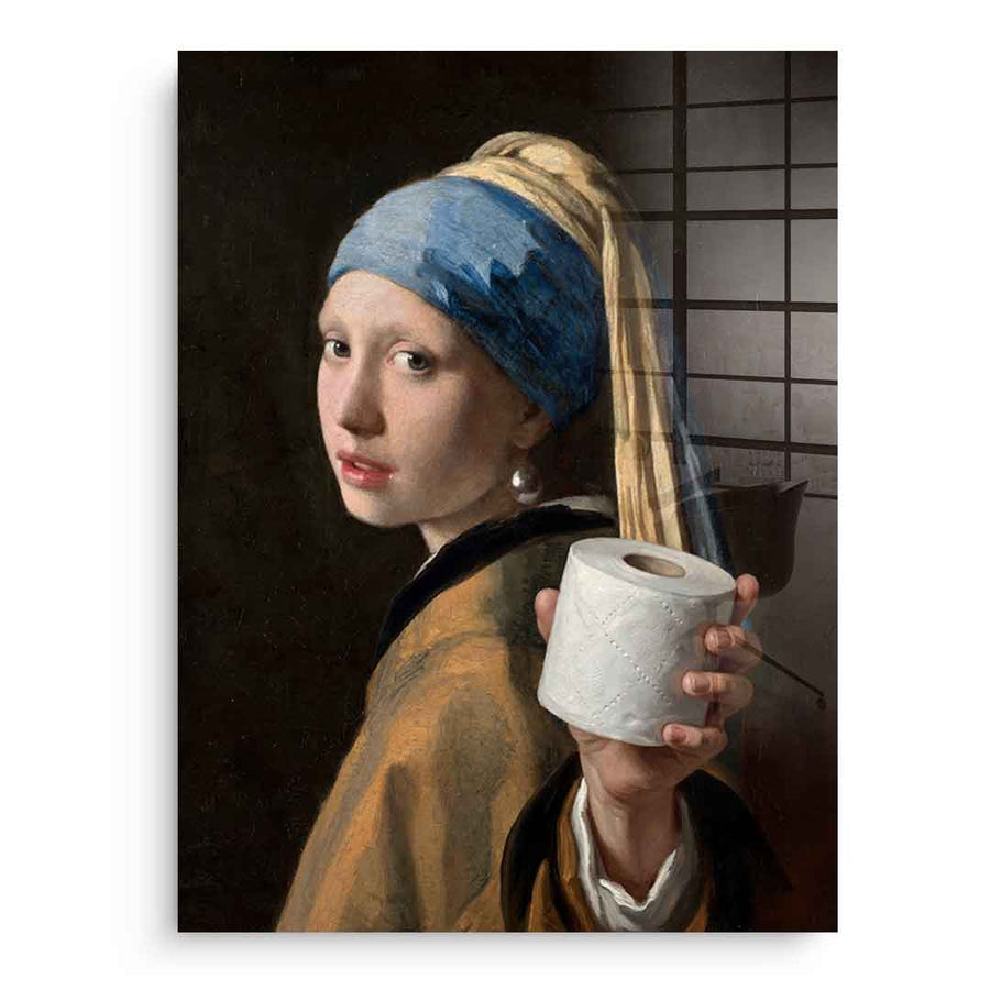 Classic Painting for Restroom - Acrylic Glass – front