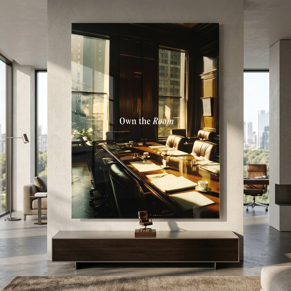 DOTCOMCANVAS Own the Room Acrylglas im Wohnraum
