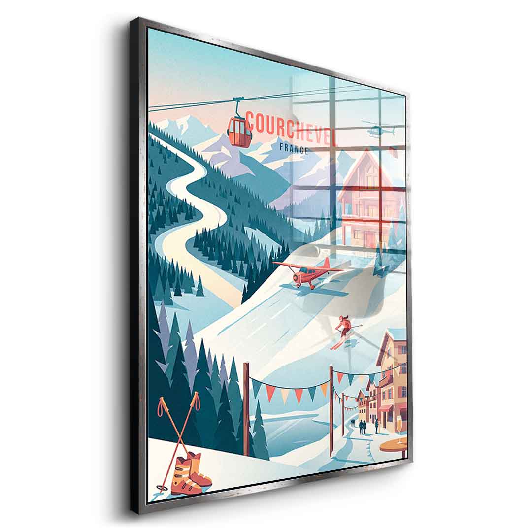 Courchevel Acrylglasbild