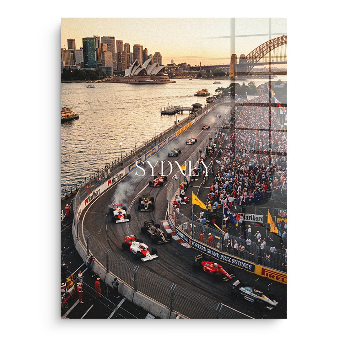 Sydney F1 Acrylglas - Ohne Rahmen