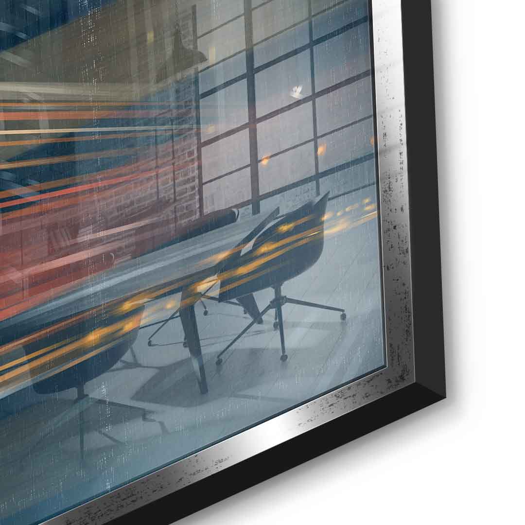 City Night Agility - Acrylglasbild Detail