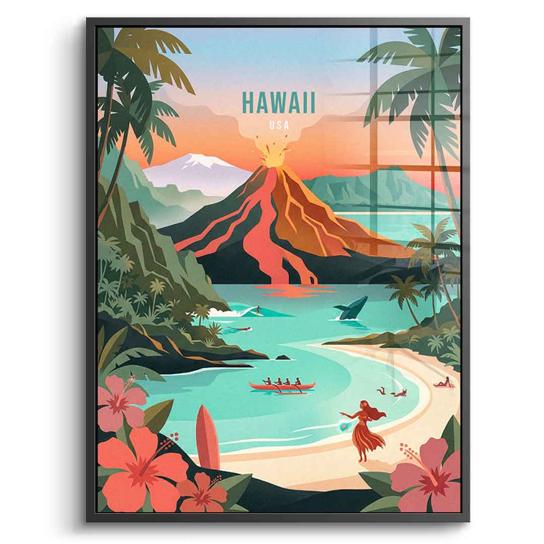 Hawaii Acrylglasbild