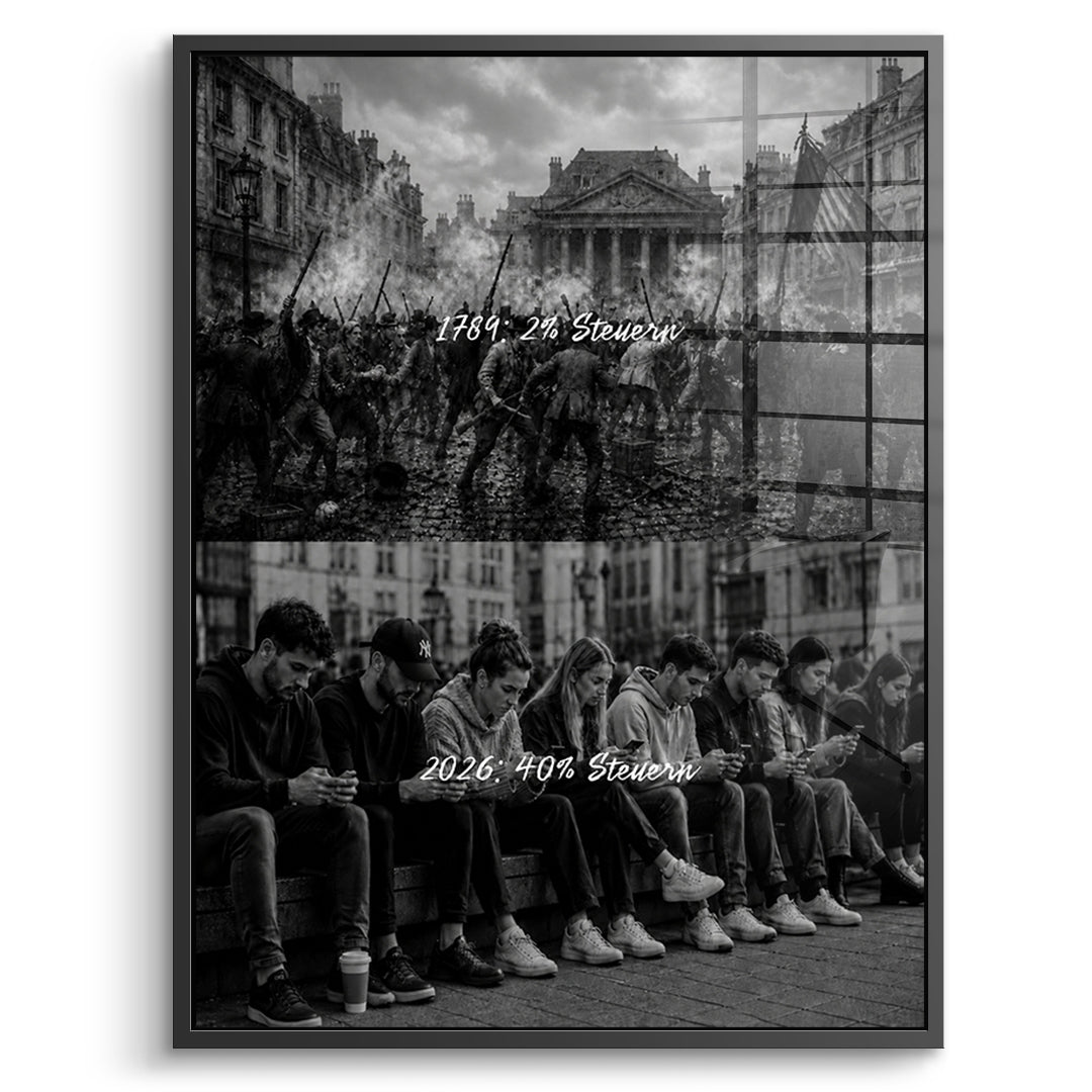 Tax Revolution Acrylglasbild front_bf