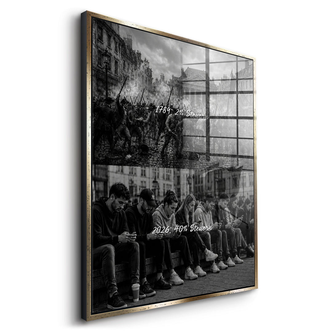 Tax Revolution Acrylglasbild side_gf