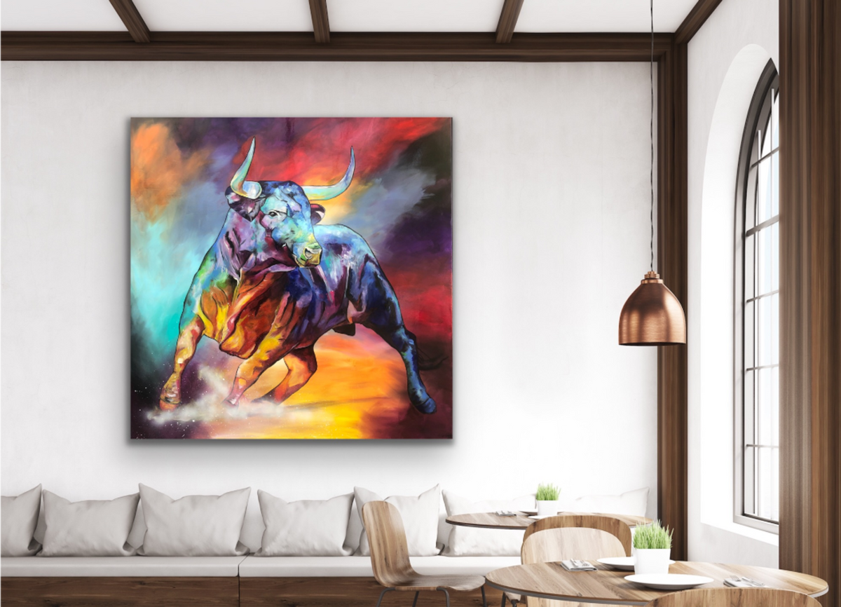 Proud Bull – Original im Raum